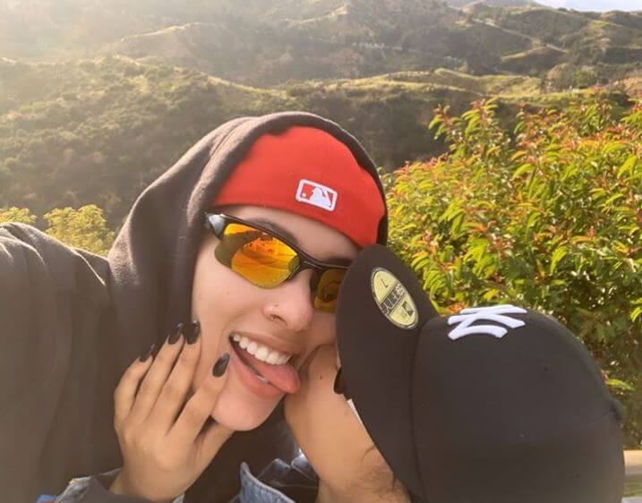 Hennessy Carolina with her girlfriend, Michelle Melo.